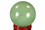 Polished Green Aventurine Sphere - China #116007-1